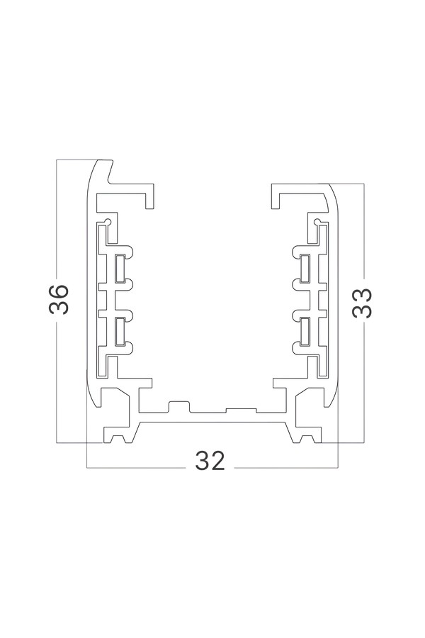 Braytron 1M 4WRS BLC TRACK RAIL