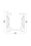 Braytron 2M 4WRS BLC TRACK RAIL