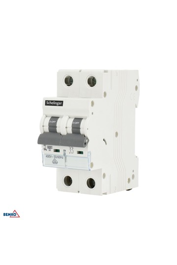 OVERCURRENT CIRCUIT BREAKER 6KA 2P C 13A SCHELINGER