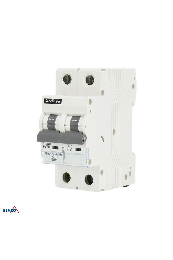 OVERCURRENT CIRCUIT BREAKER 6KA 2P C 13A SCHELINGER