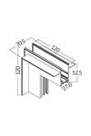 Braytron M20A TR01 3 BLC MAG.RAIL CORNER