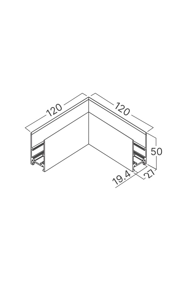 Braytron M20A SR01 1 BLC MAG.RAIL CORNER