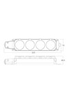 Braytron IPLINE 4 WAY WO/CABLE TPE IP44  SOCKET