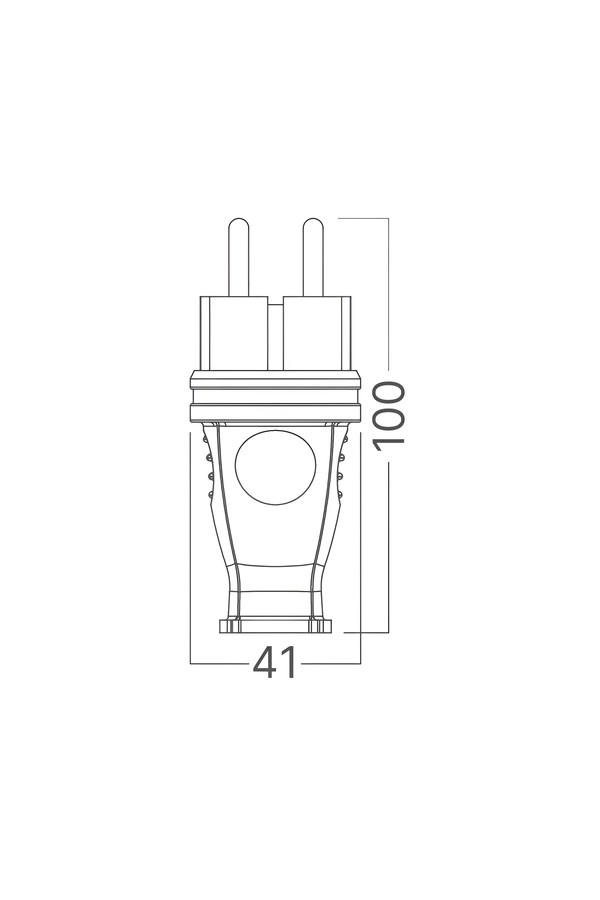 Braytron IPLINE TPM01 TPE IP44 MALE PLUG