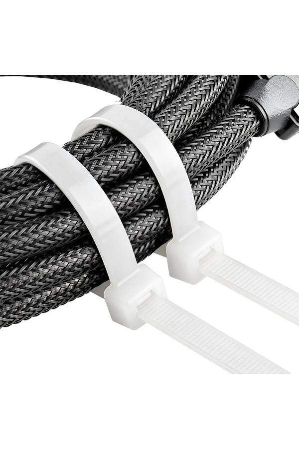 Braytron 7,6x500mm 100pcs/bag PA66 WHT CABLE TIES