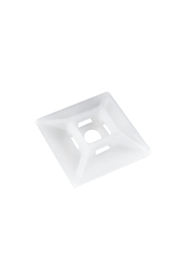 Braytron 28x28mm 100pcs/bag PA66 WHT CABLE TIES MOUNT P
