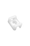 Braytron 21,3x15,3 100pcs/bag PA66 WHT CABLE TIES SCREW