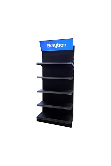 STAND-TP2-1000X470X2350-DARK GREY WITH LIGHT BOARD