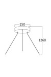 BRY- PENDANT KIT-BLADE-SS-400/500-WHT