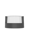 BRY-WALLS-G1-RND-GRY-15W-3IN1-IP65-WALL FIXTURE