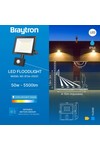BRY-FLOOD-CF-50W-BLC-6500K-SNS-IP54-LED FLOODLIGHT