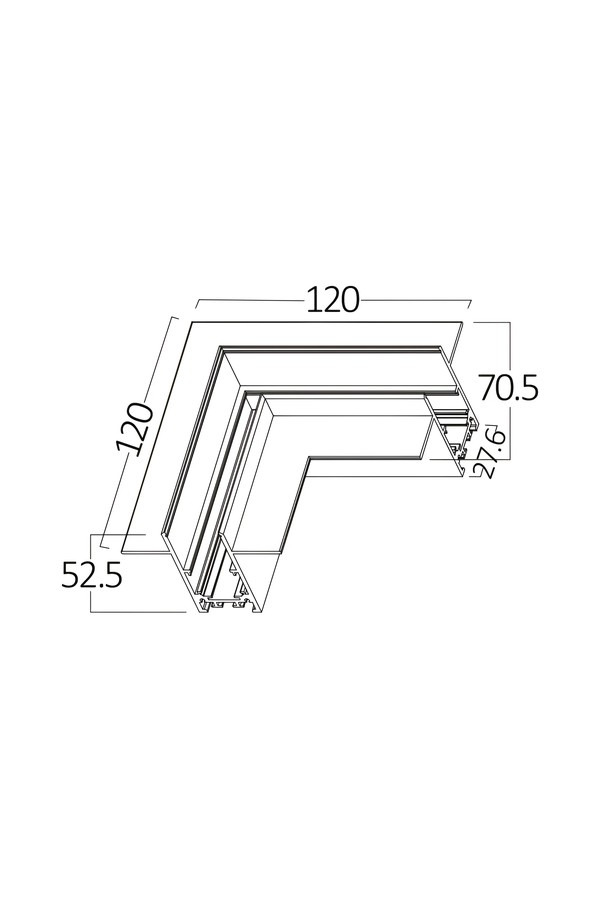 BRY-M20A-TR01-1-WHT-MAG.RAIL CORNER