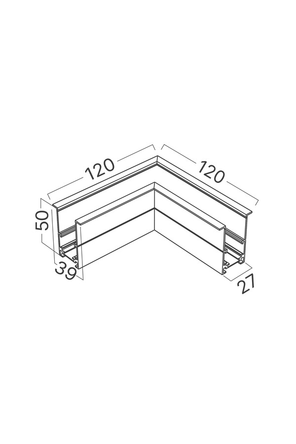 BRY-M20A-RC01-1-WHT-MAG.RAIL CORNER