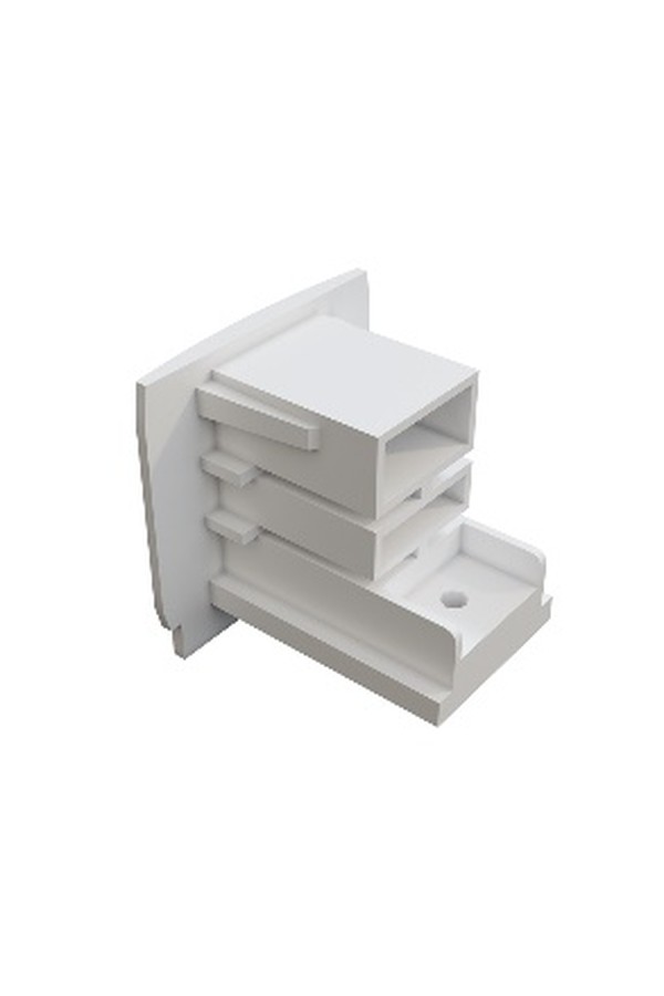 TRA005EC-31W Trinity end cap white, 1 piece