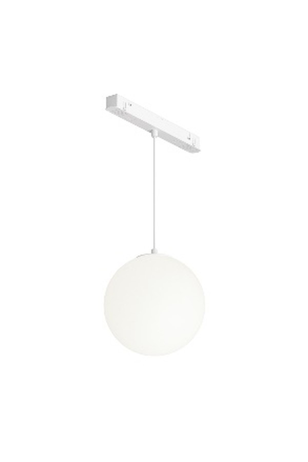 Pendant track luminaire TR039-4-5W3K-WW-DS-W-1