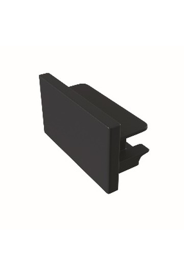TRA001EC-11B End Cap 1pc Unity Patch Black