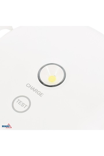 EMERGENCY LUMINAIRE TOLER 2 ROUND 1W OPEN SPACE OPTIC IP54 AUTOTEST 3H