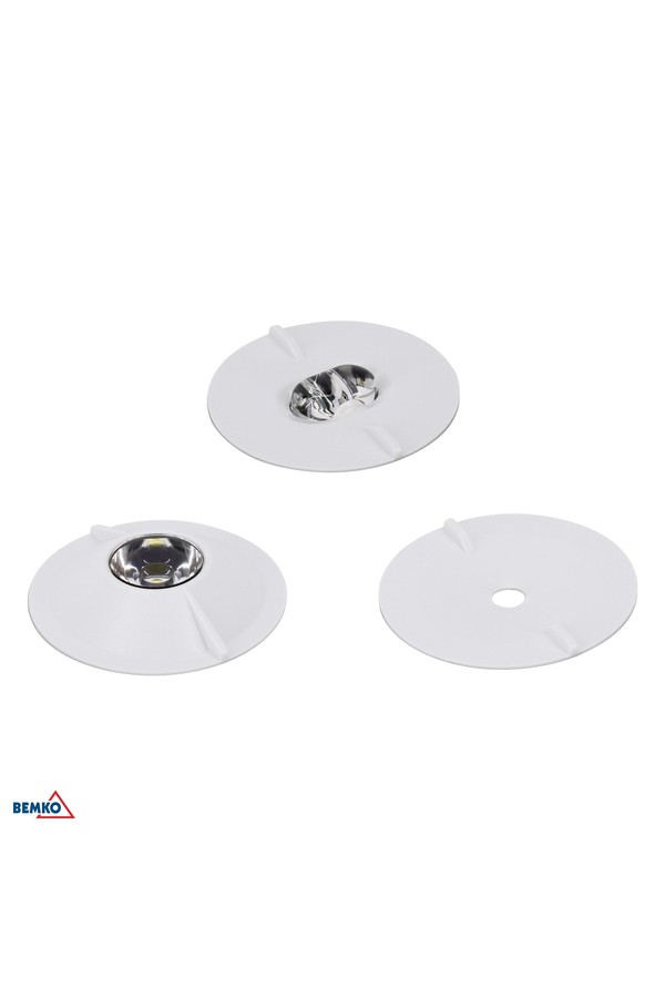 EMERGENCY LUMINAIRE SKALER ROUND 3W CORRIDOR OPTICS IP40 AUTOTEST 1H CNBOP