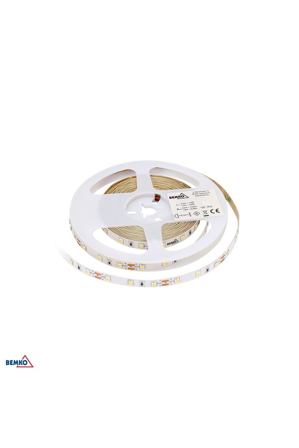 led strip lights premium 12v dc 2835 300led/5m 4,8w/1m ip65 cold white