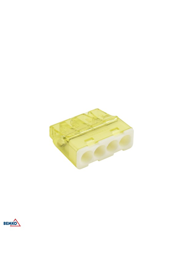 PUSH-IN WIRE CONNECTOR 0,5-2,5mm2 x 4 -100 PCS.