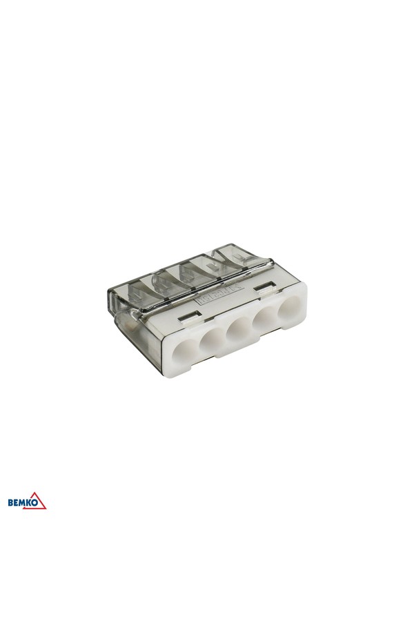 PUSH-IN WIRE CONNECTOR 0,5-2,5mm2 x 5 -100 PCS.