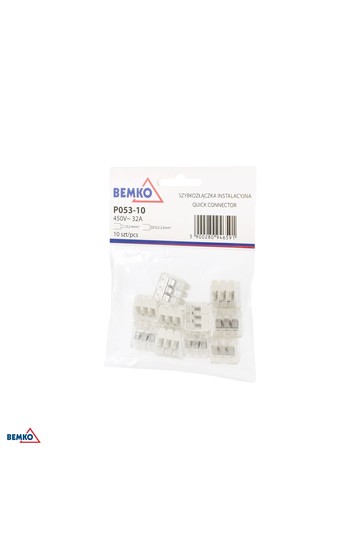 QUICK CONNECTOR 4mm2 x 3 - 10 PCS